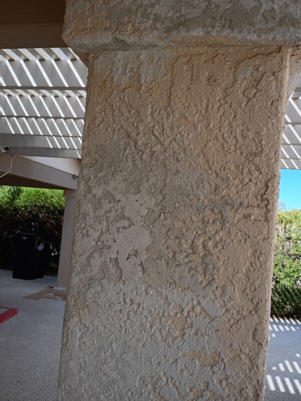 White kitchen cabinets with a smooth, professional painted finish by Red Door Painting Pros in Tucson.