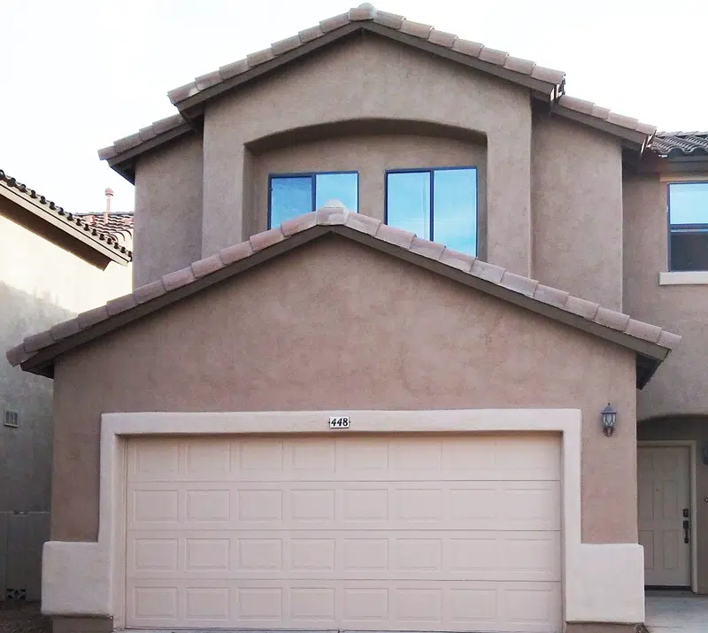 Trim and fascia freshly painted in Tucson